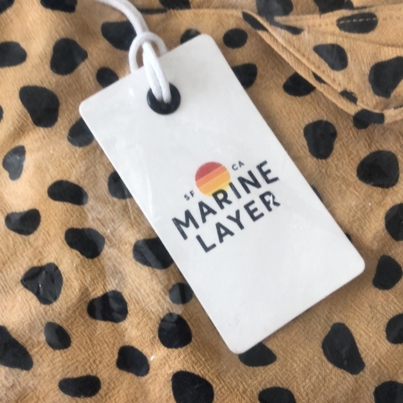 Marine Layer Ryan Slip Midi Skirt Cheetah Print NWT 4 - Picture 6 of 8